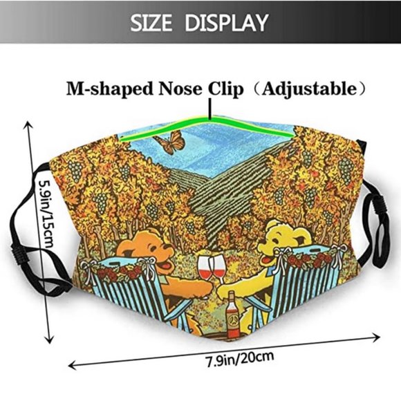 Grateful dead Face Cover Headband Balaclavas - Picture 2 of 5